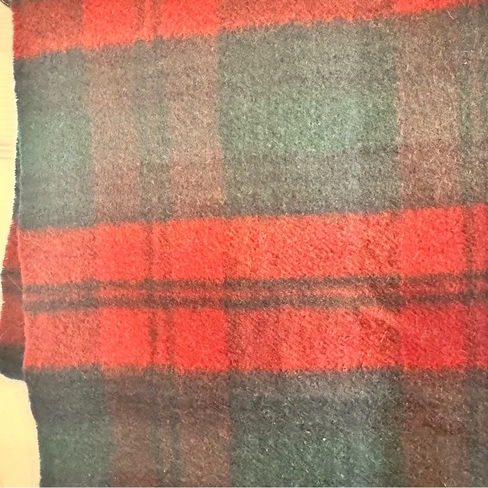 Scots Glen Cashmere Plaid Scarf - Red and green cashmere style is Lindsey